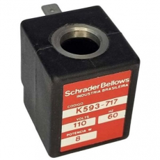 Bobina pneumática K593717 110V 60Hz 8W - SCHRADER