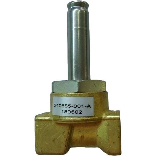 Série 240, 2 vias NF, atuação solenóide, fluidos vapor / água quente, corpo de latão