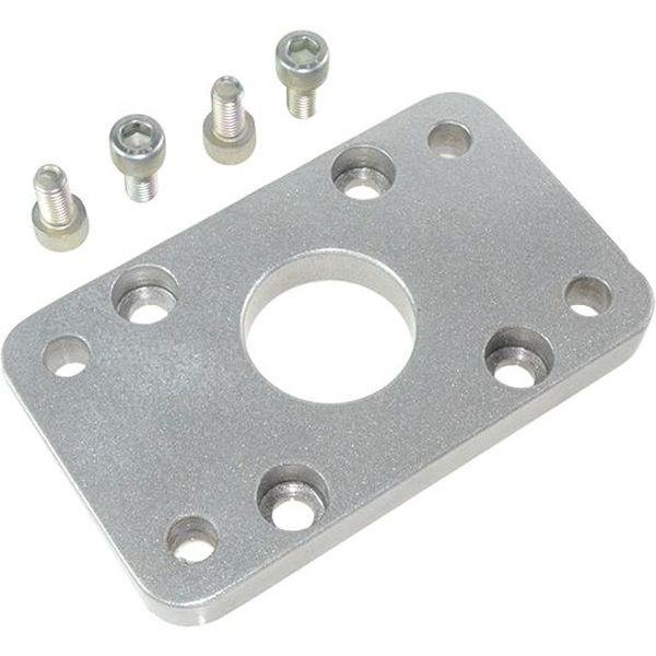 Serve como flange dianteira ou traseira para cilindros das Séries NCWE e CWU