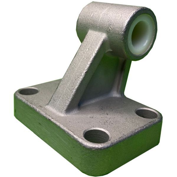 acessório para cilindro pneumático, cavalete para pistão pneumático, cavalete para atuador pneumático linear, componente para montagem de cilindro, fixação do cilindro, suporte para cilindro
