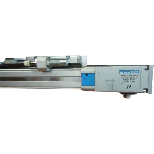 diâmetro 25mm, curso 750mm, amortecimento ajustável nas posições finais, detecção de posição