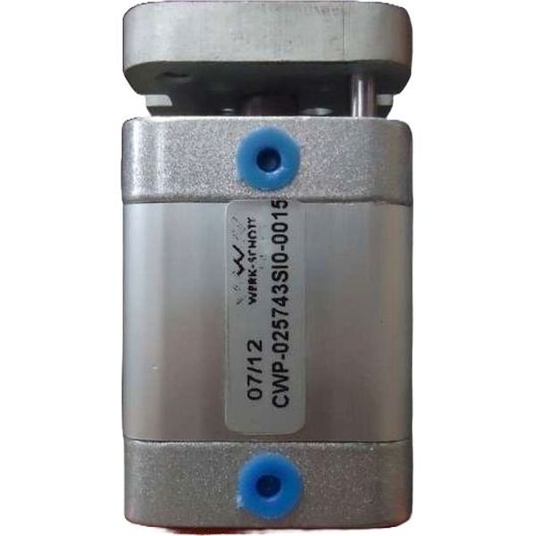 cilindro compacto, cilindro ISO, diâmetro 25mm, curso 15mm, cilindro dupla ação, fluido ar comprimido