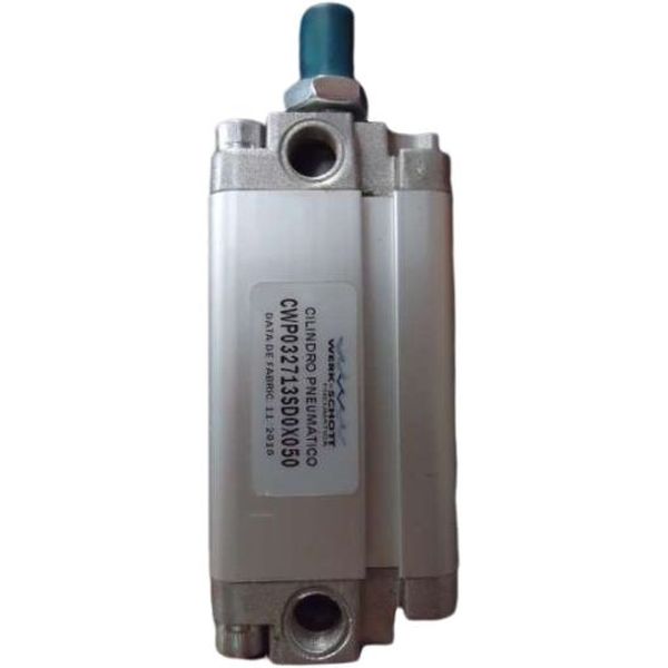 cilindro compacto, cilindro ISO, diâmetro 32mm, curso 50mm, cilindro dupla ação, fluido ar comprimido