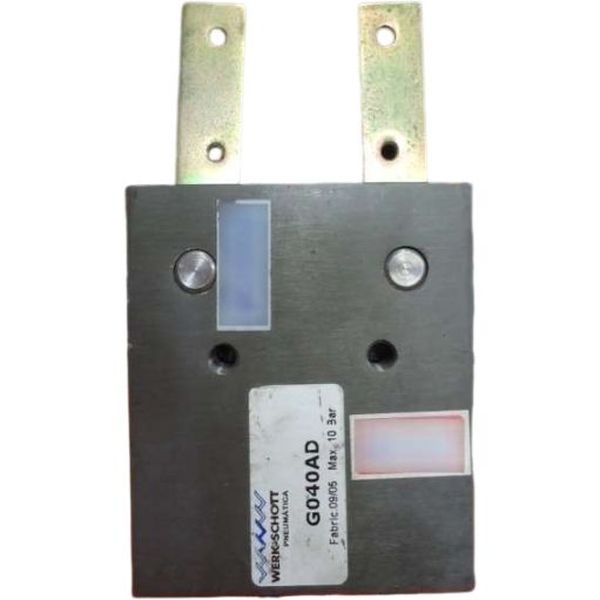 garra dupla ação, diâmetro interno 40mm, conexão 1/8BSP, utilizada para manipular objetos, pinça angular, garra angular