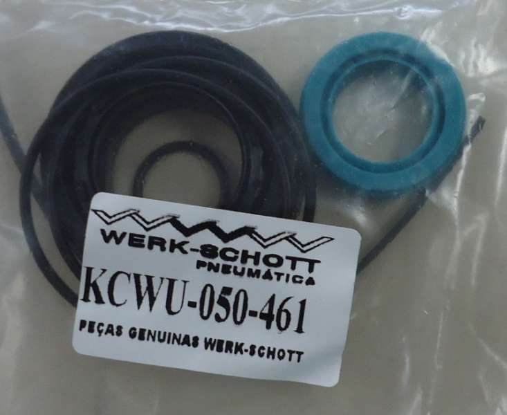Kit para cilindro diâmetro 50mm, com amortecimento, vedação Buna-N, tipo básico. Efetuamos o serviço de troca de reparo. Consulte-nos.