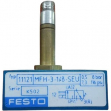 Válvula solenóide MFH-3-1/8-SEU 11121 - FESTO seminova