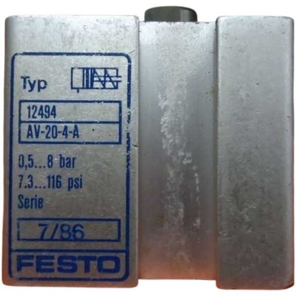 diâmetro 20mm, curso 4mm, fluido ar comprimido