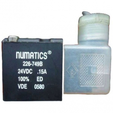 Bobina pneumática 226-749B 24VDC 0.15A - NUMATICS usada