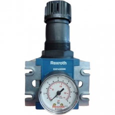 Regulador de pressão REG C25i 5351430200 com man&ocirc;metro - REXROTH MECMAN seminovo