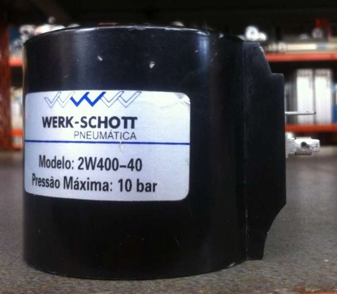 para válvula 2W400-40 (G1.1/2), tensão voltagem 24VDC, potência 40W. Serve também para as válvulas 2W500, 2W650