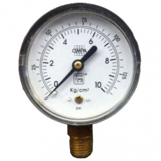 Man&ocirc;metro 10Kg/cm2 140psi saída por baixo - NUOVAFIMA seminovo