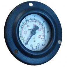 Man&ocirc;metro 100psi 7bar com flange - ASTA