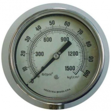 Man&ocirc;metro 1500lbf/pol2 100Kgf/cm2 usado