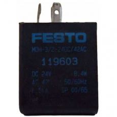 Bobina Pneumática MDH-3/2-24DC/42AC 119603 - FESTO