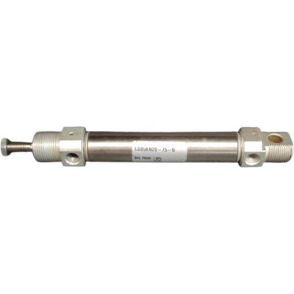 Série C85, cilindro padronizado, com êmbolo magnético, dupla ação, haste simples, diâmetro 20mm, curso 75mm