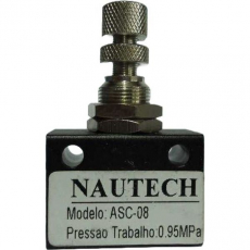 Regulador de fluxo 1/4X1/4 ASC08 - NAUTECH