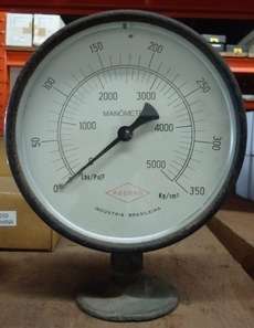 Man&ocirc;metro 5000lbs/pol2 350Kg/cm2 - RECORD usado
