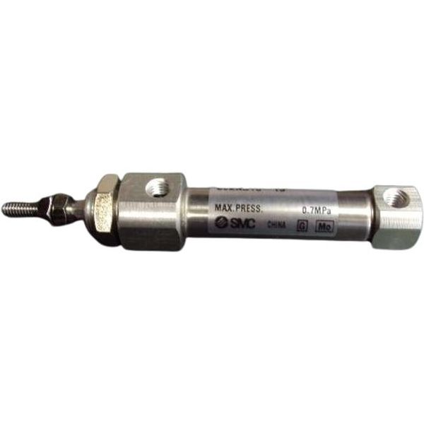Série CJ2K, tipo padrão, cilindro com haste antigiro, simples ação, retorno por mola, diâmetro 10mm, curso 15mm