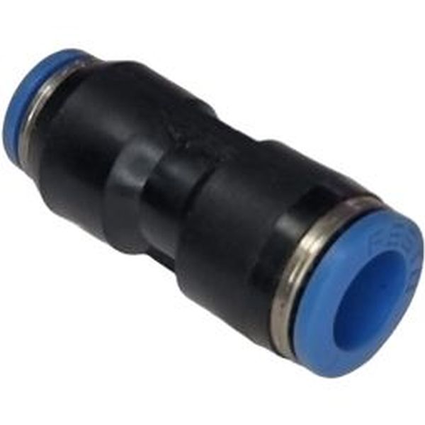 união pneumática reta, união reta de engate rápido, união pneumática, emenda para tubos, união rápida de tubos, emenda rápida de tubos, conexão pneumática, união instantânea, união para tubos pneumáticos, união para mangueiras pneumáticas
