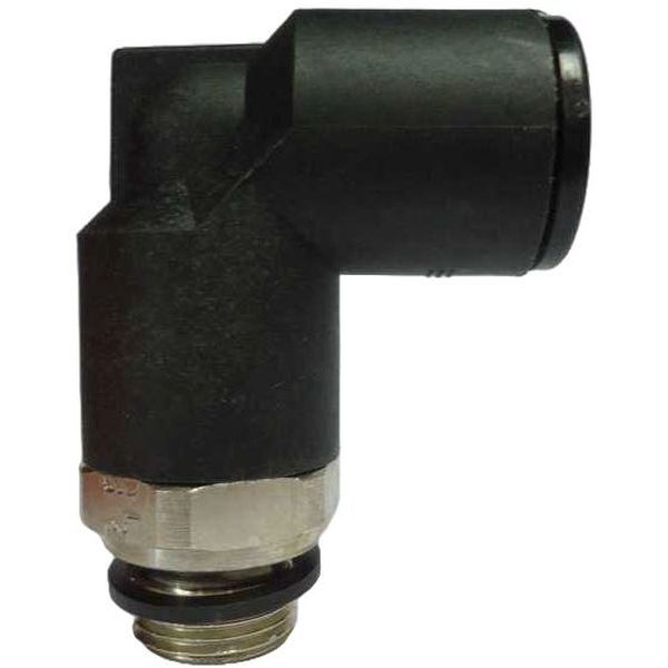 conexão em L, conector pneumático em L, conexão L, união para tubos em L, conexão para tubos PUN e PAN, conexão pneumática, conexão instantânea, conexão rápida, conexão de engate rápido em L, conexão roscada em L