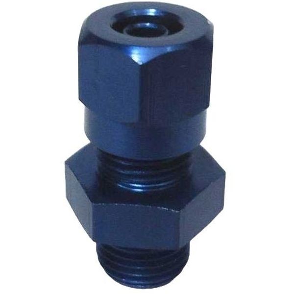 1 conexão rosca macho G1/2, 1 conexão para tubo flexível com diâmetro externo de 6mm, formato reto, pressão operacional -0,95...10bar, meio de operação ar comprimido, material corpo alumínio, anel de vedação PU