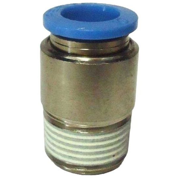 conexão pneumática com rosca macho externa, conector para ar comprimido, conexão para válvulas pneumáticas, conexão roscada rápida, conexão instantânea