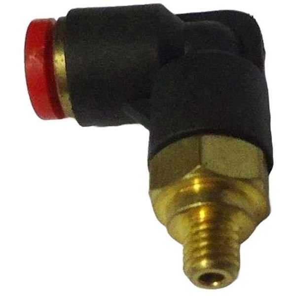 mini conexão pneumática, conector mini, conexão em L, conector pneumático em L, conexão L, união para tubos em L, conexão para tubos PUN e PAN, conexão instantânea, conexão rápida, conexão de engate rápido em L, conexão roscada em L
