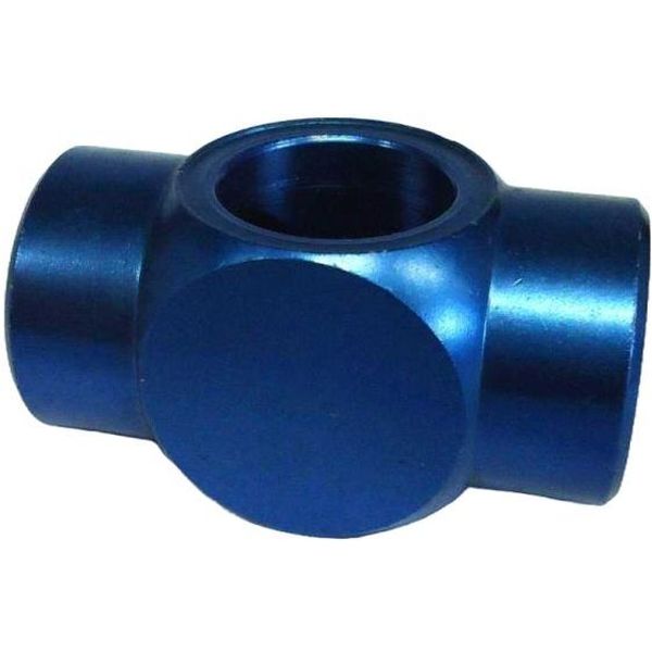 em alumínio anodizado azul