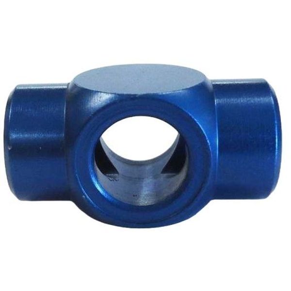 em alumínio anodizado azul