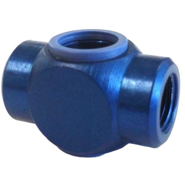 em alumínio anodizado azul 
