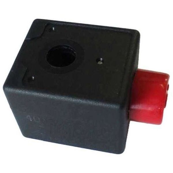 voltagem 220V/50Hz, potência 9,0W, tamanho M6, quadrada, encapsulada, ligação elétrica com plugue, classe de isolamento F, classe de temperatura B