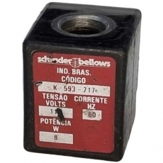 Bobina pneumática K593717 110V 60Hz 8W - SCHRADER BELLOWS usada