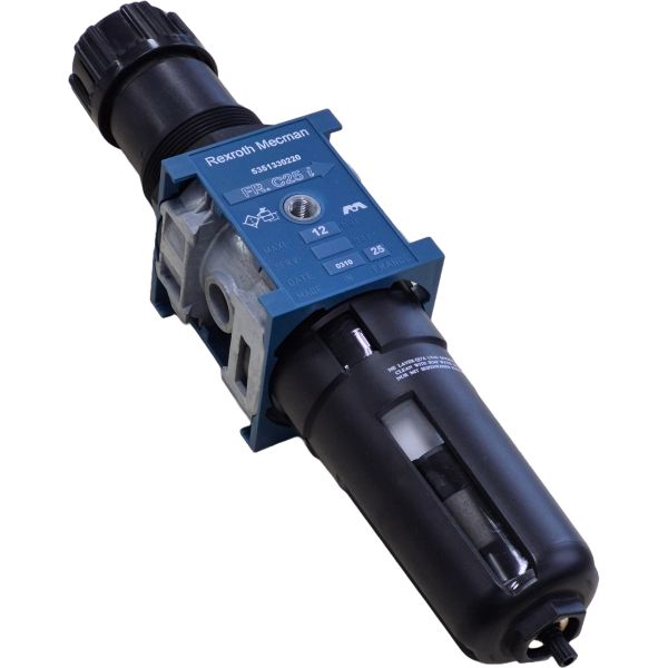 série modular Ci, sem flange, com dreno automático, com protetor de copo, pressão máxima 12bar, corpo fundição injetada de zinco, fluido ar comprimido