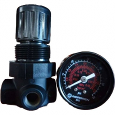 Regulador de pressão R07-100-RGEG + man&ocirc;metro - NORGREN