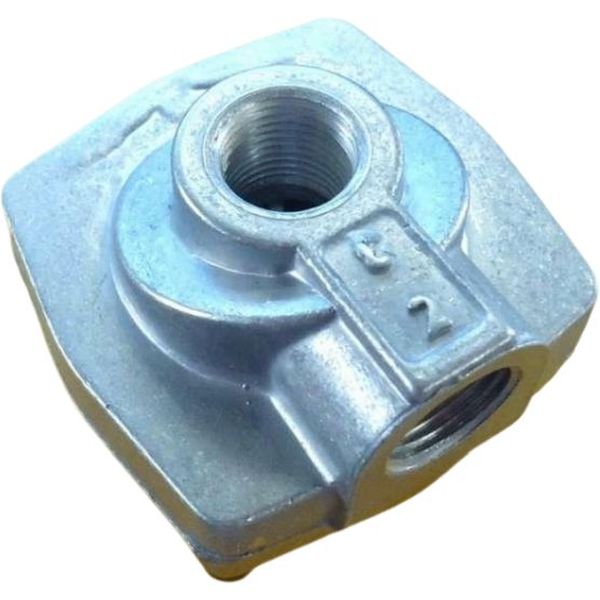 conexão 3/8NPT, vazão 7000l/min, faixa de pressão 0~10bar, fluido ar comprimido / gases inertes, corpo alumínio, vedações NBR