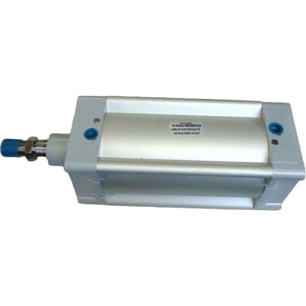 diâmetro 125mm, curso 175mm, dupla ação com amortecimento ajustável, sem canal para sensor