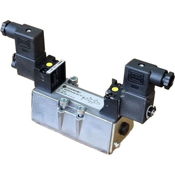 ISO*STAR, atuação solenóide, retorno solenóide, pressão 2...16bar, fixação por placa, material alumínio, vedações NBR, fluido ar comprimido filtrado