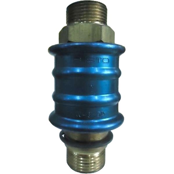 3/2 vias, conexão G3/4, atuação manual, pressão -0,95~10bar, material do corpo bronze, vedações NBR