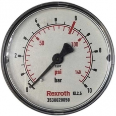 Man&ocirc;metro 3530020050 145psi 10bar - REXROTH