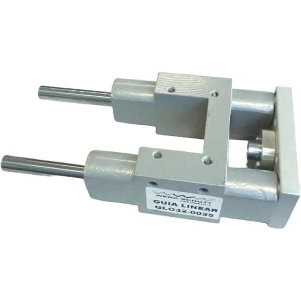 A guia linear é um dispositivo para ser utilizado junto com o cilindro pneumático com a finalidade de evitar o giro da haste dos cilindros pneumáticos, oferecendo maior precisão de movimento, impedindo a flexão da haste.
