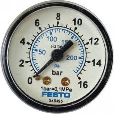 Man&ocirc;metro MA-40-16-1/8XN 345395 230psi 16bar - FESTO