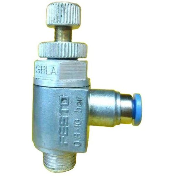 rosca macho1/8, conexão QS-4, pressão 2~10bar, temperatura -10~60°C, vedações NBR