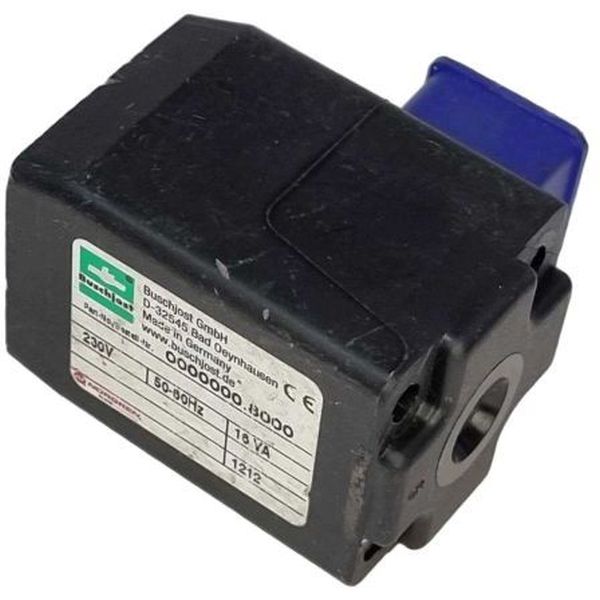 bobina quadrada, tensão 230V, 50-60Z, potência 16VA