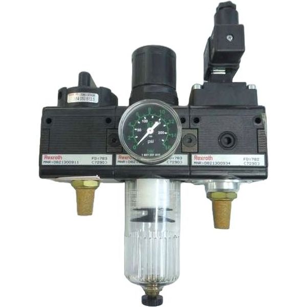  0.821.300.350 - válvula reguladora de pressão com filtro NL4, G1/2, semiautomática, pressão nominal 10bar.