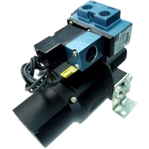 Série 900, 4 vias, 2 posições, conexão rosca 1/4nptf, vazão 1200 Nl/min, simples solenóide, fluido ar comprimido / gases inertes, corpo alumínio com silício e latão