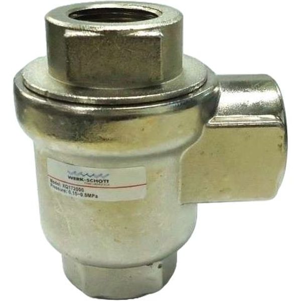 conexão rosca G3/4, fluido ar comprimido, corpo metálico