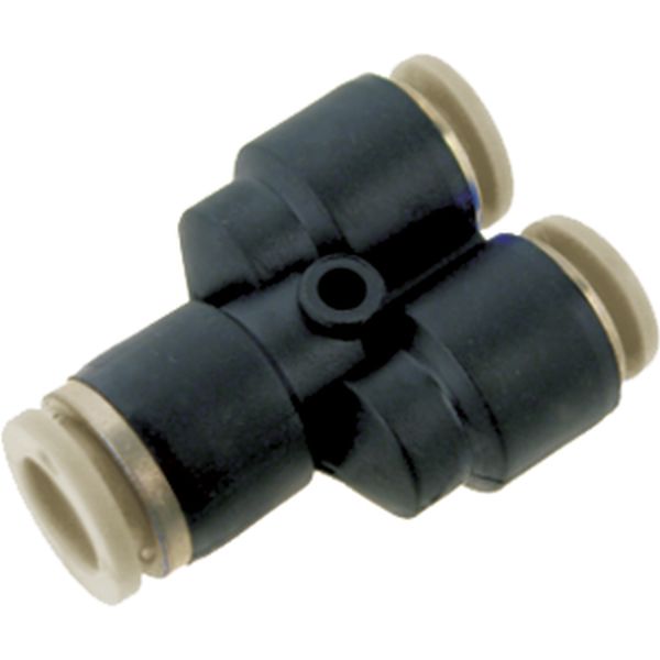 2 conexões para tubo 8mm, 1 conexão para tubo 6mm, para tubos poliuretano ou nylon, fluidos ar / vácuo / água
