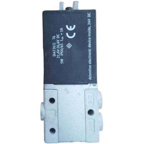 3/2 vias fechada, monoestável, vazão 100l/min, conexão rosca M7, pressão operacional máxima 8bar