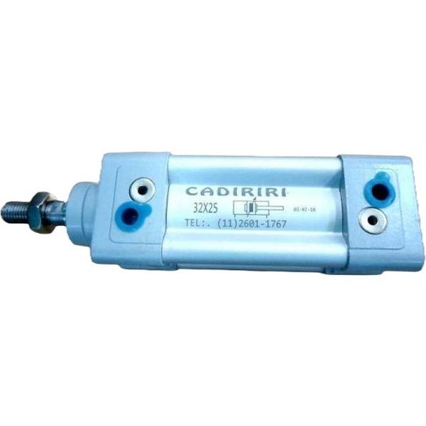 diâmetro 32mm, curso 25mm, fabricação importado, meio de operação ar comprimido