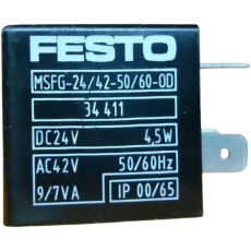 Bobina Pneumática MSFG-24/42-50/60-OD 34411 - FESTO Bobina Pneumática MSFG-24/42-50/60-OD 34411 - FESTO